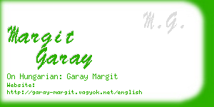 margit garay business card